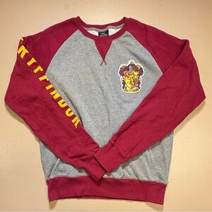 Gryffindor Maroon and Gray Crewneck Sweater
